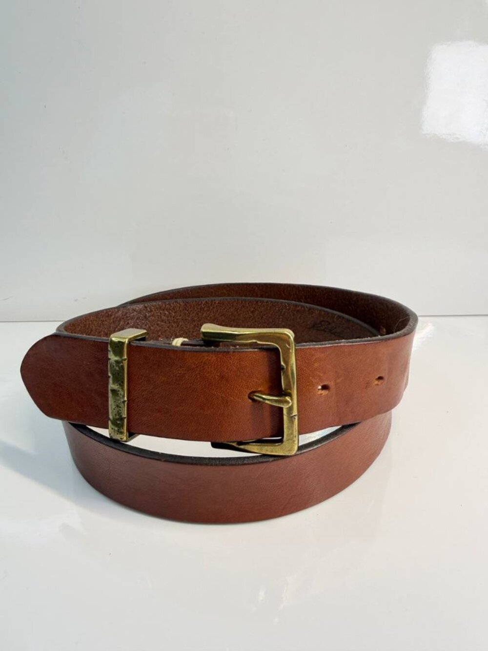 Eddie Bauer Genuine Leather Belt – Size M | Premium Soft Leather